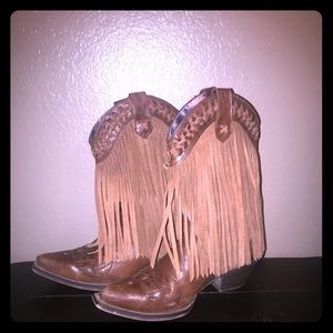 Fringe Cowboy Boots